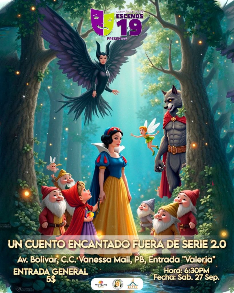 “Un Cuento Encantado fuera de serie 2.0” llega al C.C. Vanessa Mall de Charallave este #27Sep